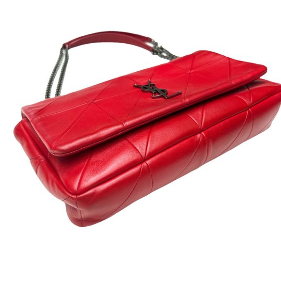 Red Jamie Leather Bag - Picture 4 of 11